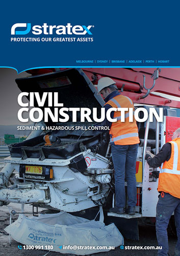 Stratex Civil Construction Brochure - Sediment & Hazardous Spill Control